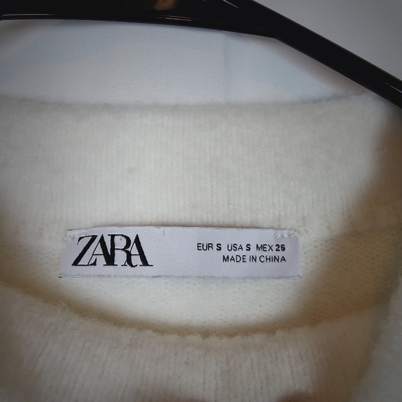 ZARA SOFT KNIT CROPPED SWEATER - Picture 4 of 7